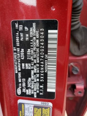 Photo 11 VIN: 5XXGN4A74DG243043 - KIA OPTIMA 