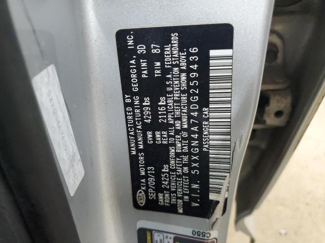 Photo 11 VIN: 5XXGN4A74DG259436 - KIA OPTIMA 