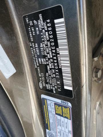 Photo 12 VIN: 5XXGN4A74EG260684 - KIA OPTIMA EX 