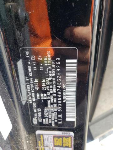 Photo 9 VIN: 5XXGN4A74EG269269 - KIA OPTIMA EX 