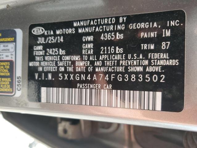 Photo 11 VIN: 5XXGN4A74FG383502 - KIA OPTIMA 