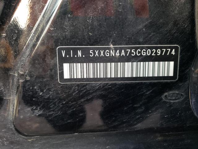 Photo 12 VIN: 5XXGN4A75CG029774 - KIA OPTIMA 