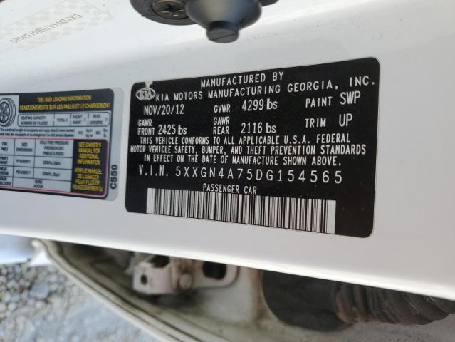 Photo 11 VIN: 5XXGN4A75DG154565 - KIA OPTIMA EX 