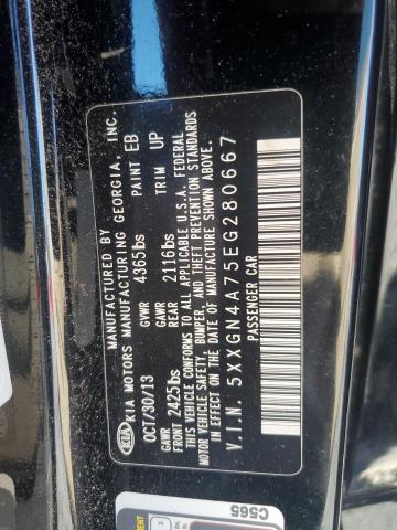 Photo 12 VIN: 5XXGN4A75EG280667 - KIA OPTIMA EX 