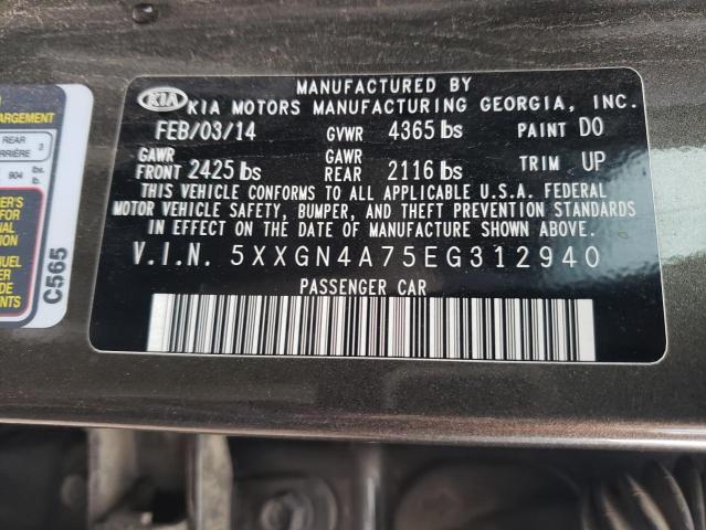 Photo 11 VIN: 5XXGN4A75EG312940 - KIA OPTIMA 