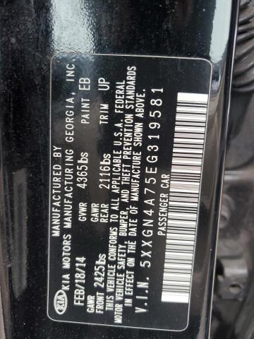 Photo 11 VIN: 5XXGN4A75EG319581 - KIA OPTIMA EX 