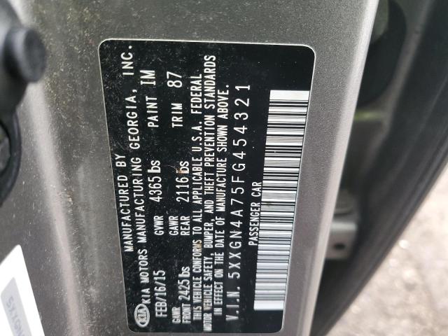 Photo 11 VIN: 5XXGN4A75FG454321 - KIA OPTIMA 