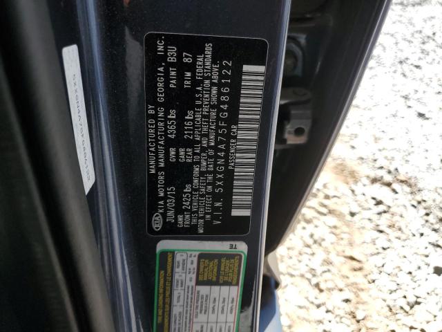 Photo 11 VIN: 5XXGN4A75FG486122 - KIA OPTIMA EX 