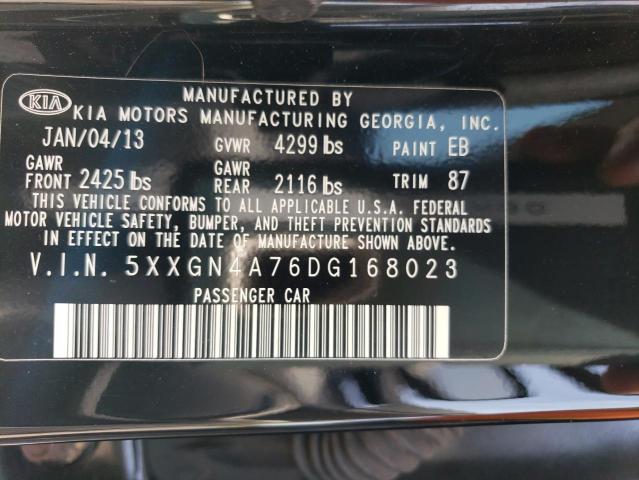 Photo 11 VIN: 5XXGN4A76DG168023 - KIA OPTIMA 