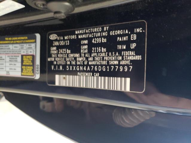 Photo 11 VIN: 5XXGN4A76DG177997 - KIA OPTIMA 