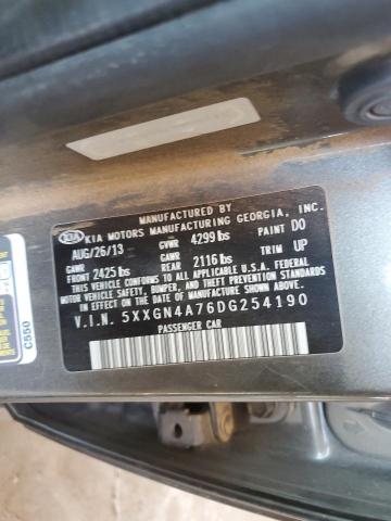 Photo 12 VIN: 5XXGN4A76DG254190 - KIA OPTIMA EX 