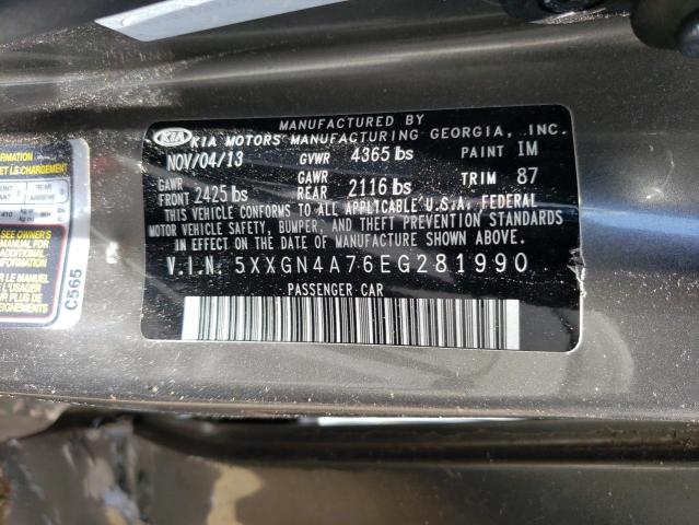 Photo 12 VIN: 5XXGN4A76EG281990 - KIA OPTIMA EX 