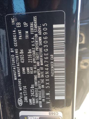 Photo 9 VIN: 5XXGN4A76EG306905 - KIA OPTIMA EX 