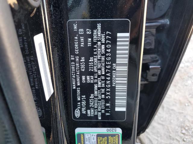 Photo 11 VIN: 5XXGN4A76EG340777 - KIA OPTIMA EX 