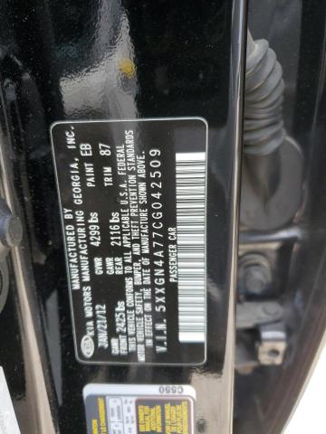 Photo 11 VIN: 5XXGN4A77CG042509 - KIA OPTIMA 