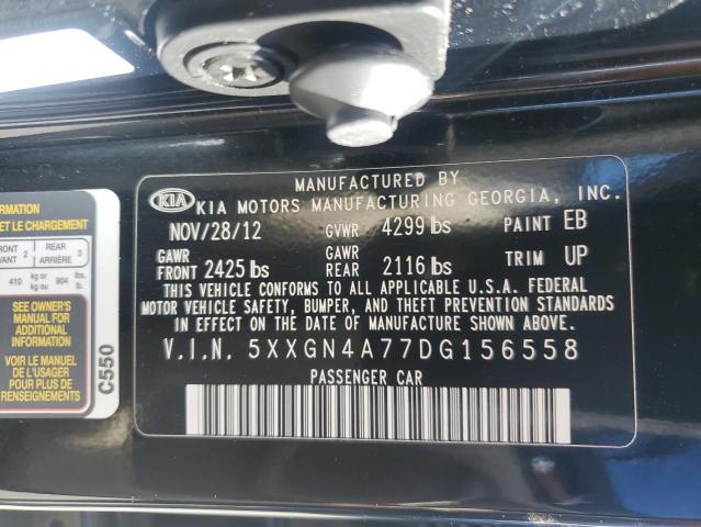 Photo 12 VIN: 5XXGN4A77DG156558 - KIA OPTIMA EX 