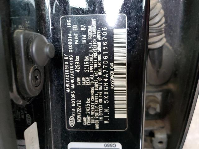 Photo 9 VIN: 5XXGN4A77DG156706 - KIA OPTIMA EX 