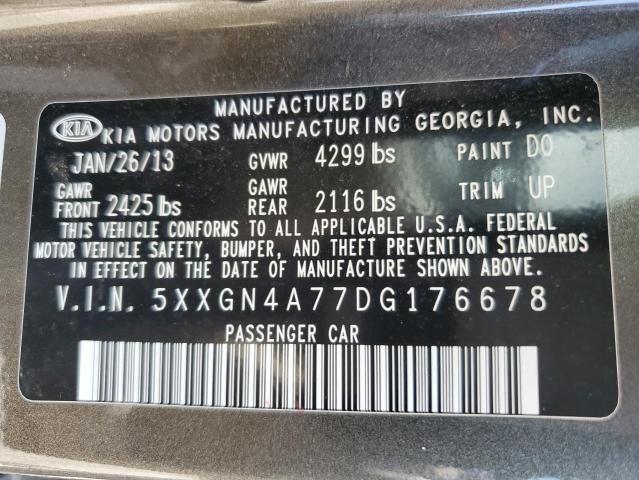 Photo 11 VIN: 5XXGN4A77DG176678 - KIA OPTIMA 