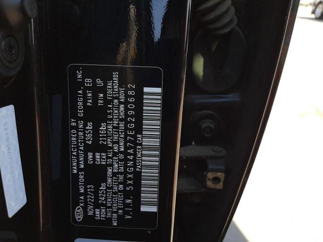 Photo 9 VIN: 5XXGN4A77EG290682 - KIA OPTIMA EX 