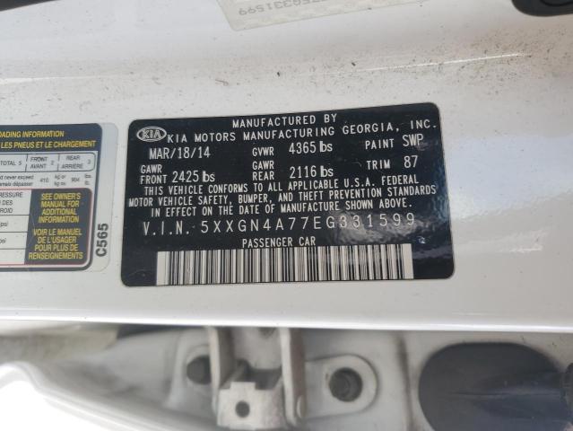 Photo 11 VIN: 5XXGN4A77EG331599 - KIA OPTIMA 