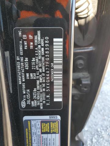 Photo 11 VIN: 5XXGN4A77FG383980 - KIA OPTIMA EX 