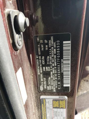 Photo 11 VIN: 5XXGN4A77FG386930 - KIA OPTIMA EX 