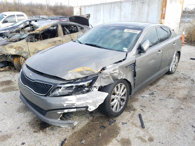 Photo 8 VIN: 5XXGN4A77FG445443 - KIA OPTIMA EX 