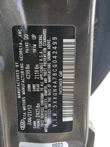 Photo 11 VIN: 5XXGN4A78CG042499 - KIA OPTIMA 