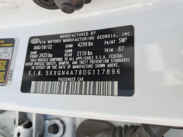 Photo 11 VIN: 5XXGN4A78DG117896 - KIA OPTIMA EX 