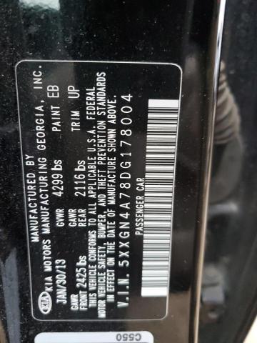 Photo 11 VIN: 5XXGN4A78DG178004 - KIA OPTIMA 