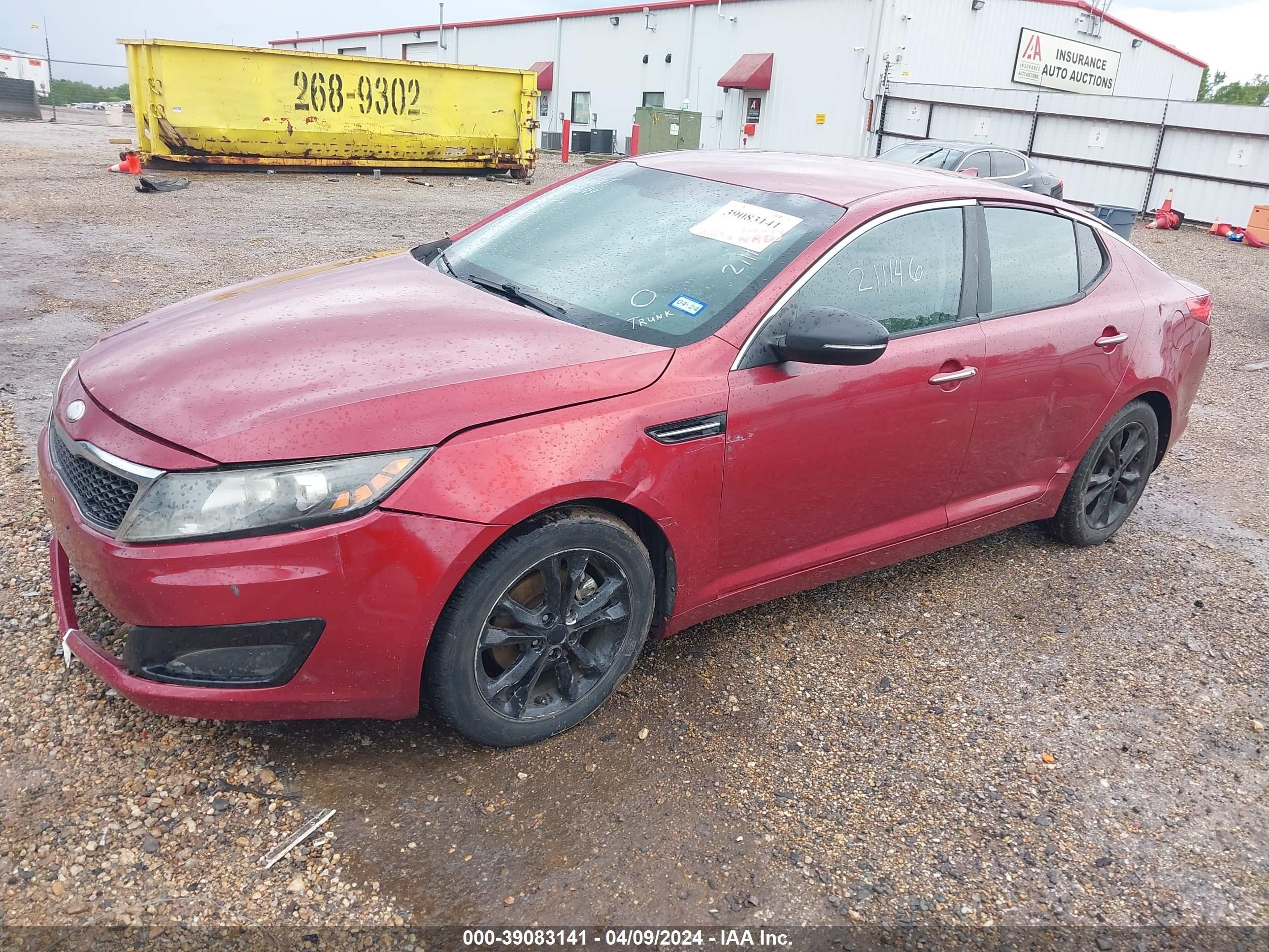 Photo 1 VIN: 5XXGN4A78DG211146 - KIA OPTIMA 