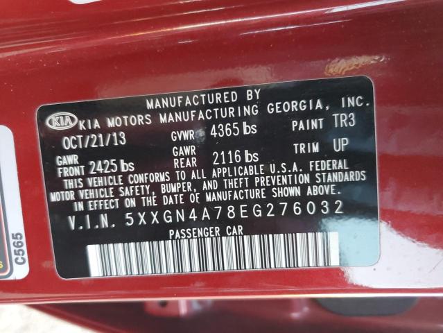 Photo 11 VIN: 5XXGN4A78EG276032 - KIA OPTIMA 