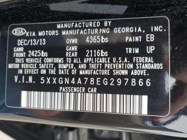 Photo 11 VIN: 5XXGN4A78EG297866 - KIA OPTIMA EX 