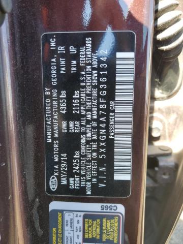 Photo 11 VIN: 5XXGN4A78FG361342 - KIA OPTIMA 