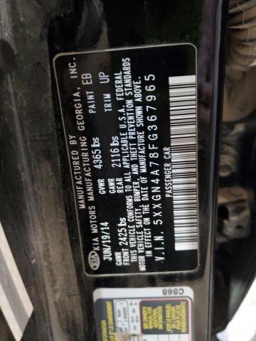 Photo 11 VIN: 5XXGN4A78FG367965 - KIA OPTIMA EX 