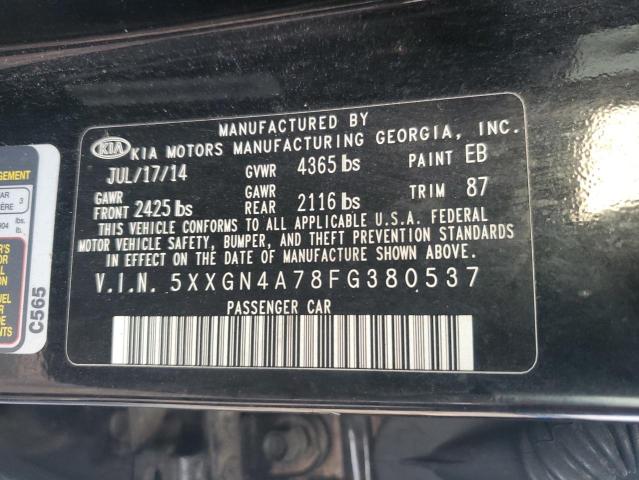 Photo 11 VIN: 5XXGN4A78FG380537 - KIA OPTIMA 