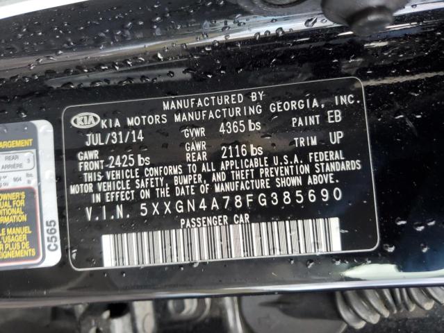 Photo 11 VIN: 5XXGN4A78FG385690 - KIA OPTIMA 