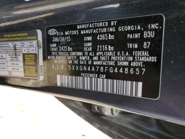 Photo 11 VIN: 5XXGN4A78FG448657 - KIA OPTIMA EX 