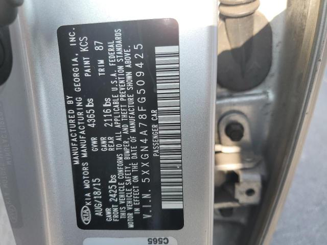 Photo 11 VIN: 5XXGN4A78FG509425 - KIA OPTIMA 