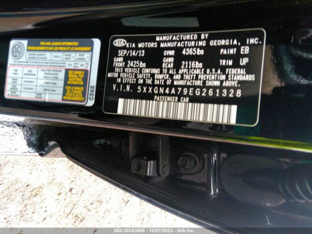 Photo 8 VIN: 5XXGN4A79EG261328 - KIA OPTIMA 