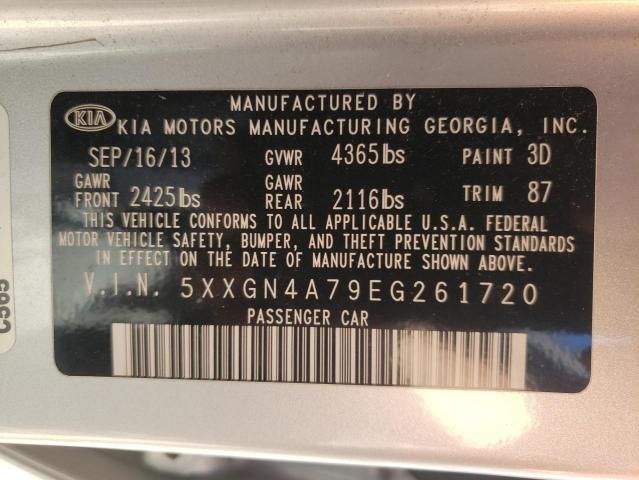 Photo 11 VIN: 5XXGN4A79EG261720 - KIA OPTIMA 