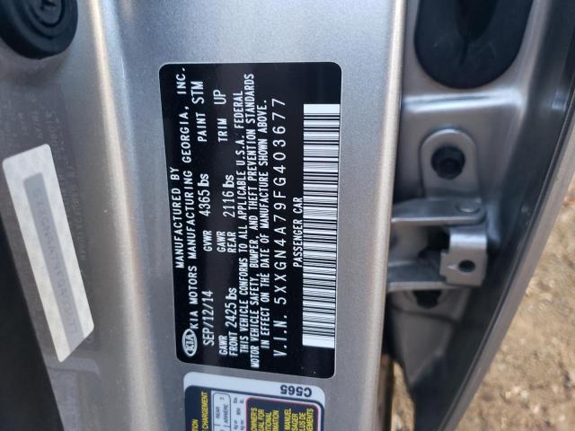 Photo 9 VIN: 5XXGN4A79FG403677 - KIA OPTIMA EX 