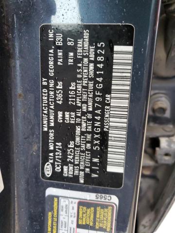 Photo 12 VIN: 5XXGN4A79FG414825 - KIA OPTIMA 