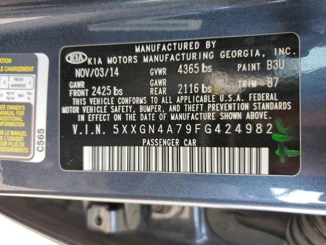 Photo 12 VIN: 5XXGN4A79FG424982 - KIA OPTIMA EX 