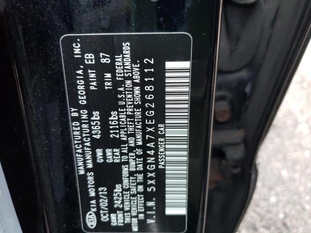 Photo 11 VIN: 5XXGN4A7XEG268112 - KIA OPTIMA EX 