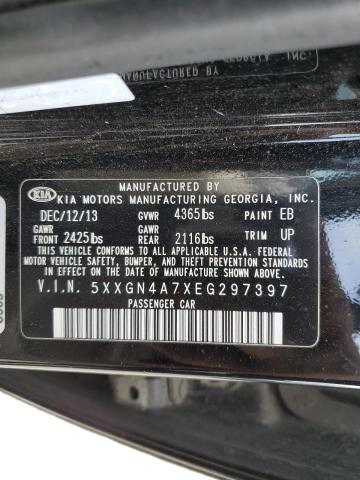 Photo 12 VIN: 5XXGN4A7XEG297397 - KIA OPTIMA EX 