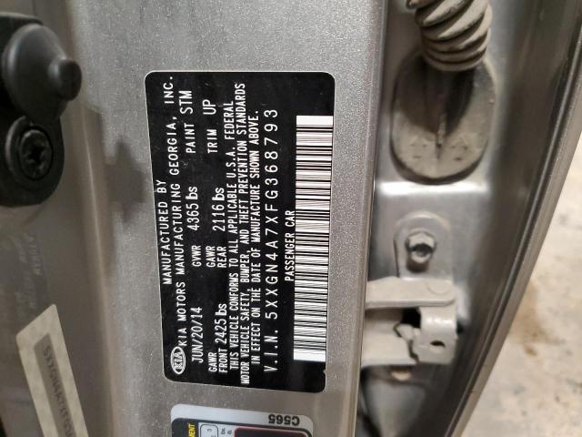 Photo 11 VIN: 5XXGN4A7XFG368793 - KIA OPTIMA EX 