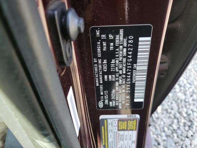 Photo 9 VIN: 5XXGN4A7XFG442780 - KIA OPTIMA 