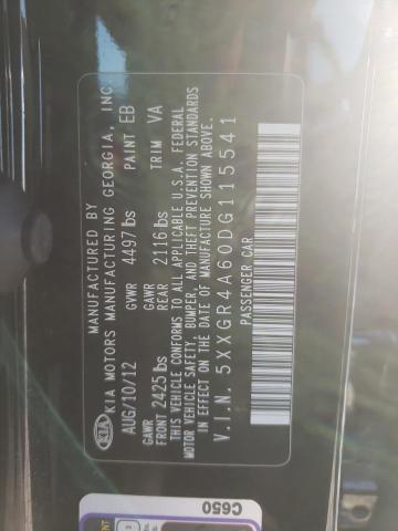 Photo 9 VIN: 5XXGR4A60DG115541 - KIA OPTIMA SX 