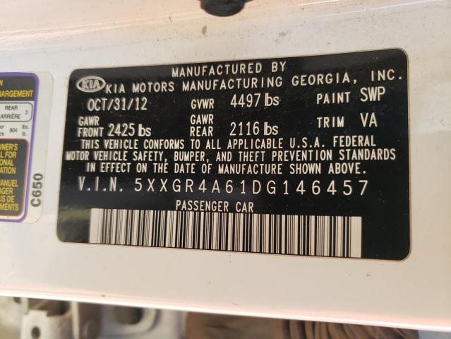 Photo 11 VIN: 5XXGR4A61DG146457 - KIA OPTIMA SX 